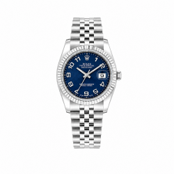 Rolex Datejust 36MM 116234 18Kt White Gold Bezel Watch